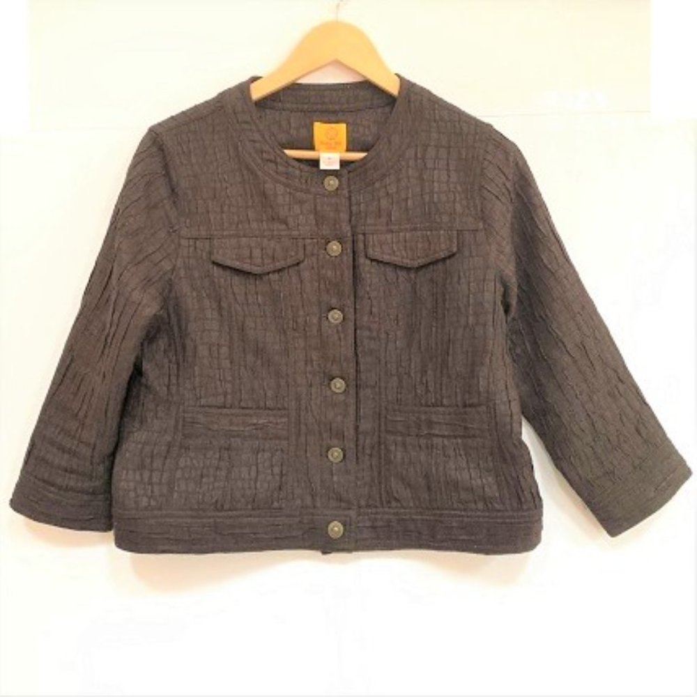Ruby Rd Jean Style Textured Jacket - Picture 1 of 6